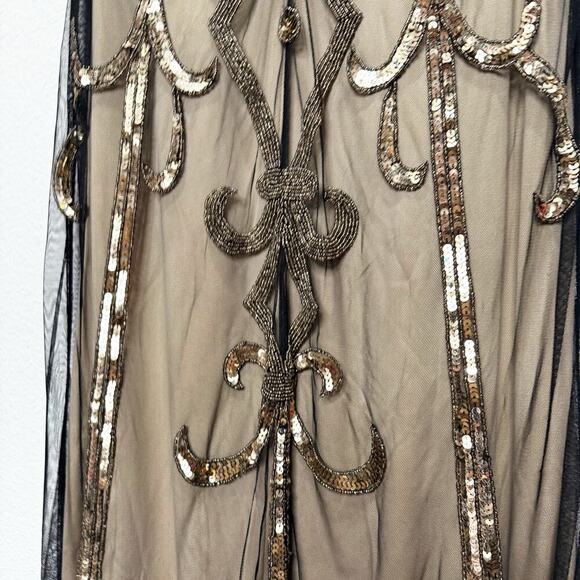 NWOT Aidan Mattox Beaded Mesh Dress - Picture 14 of 15